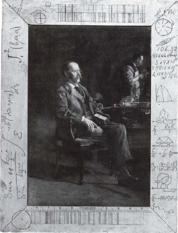 Thomas Eakins Bildnis des Physikers Henry A Rowland oil painting picture